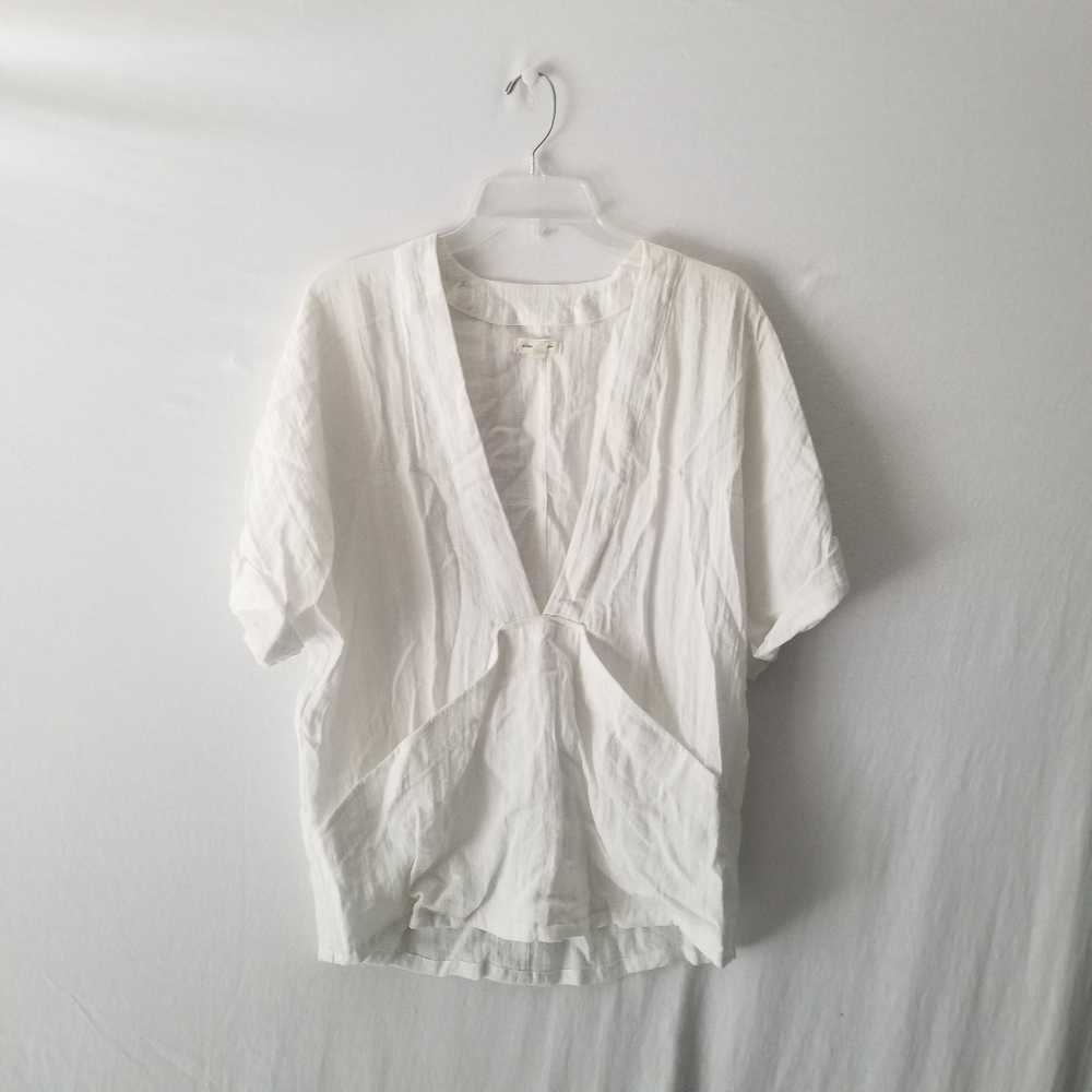 Silence+Noise Low V Neck Top B5